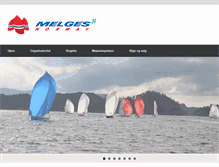 Tablet Screenshot of melges.no